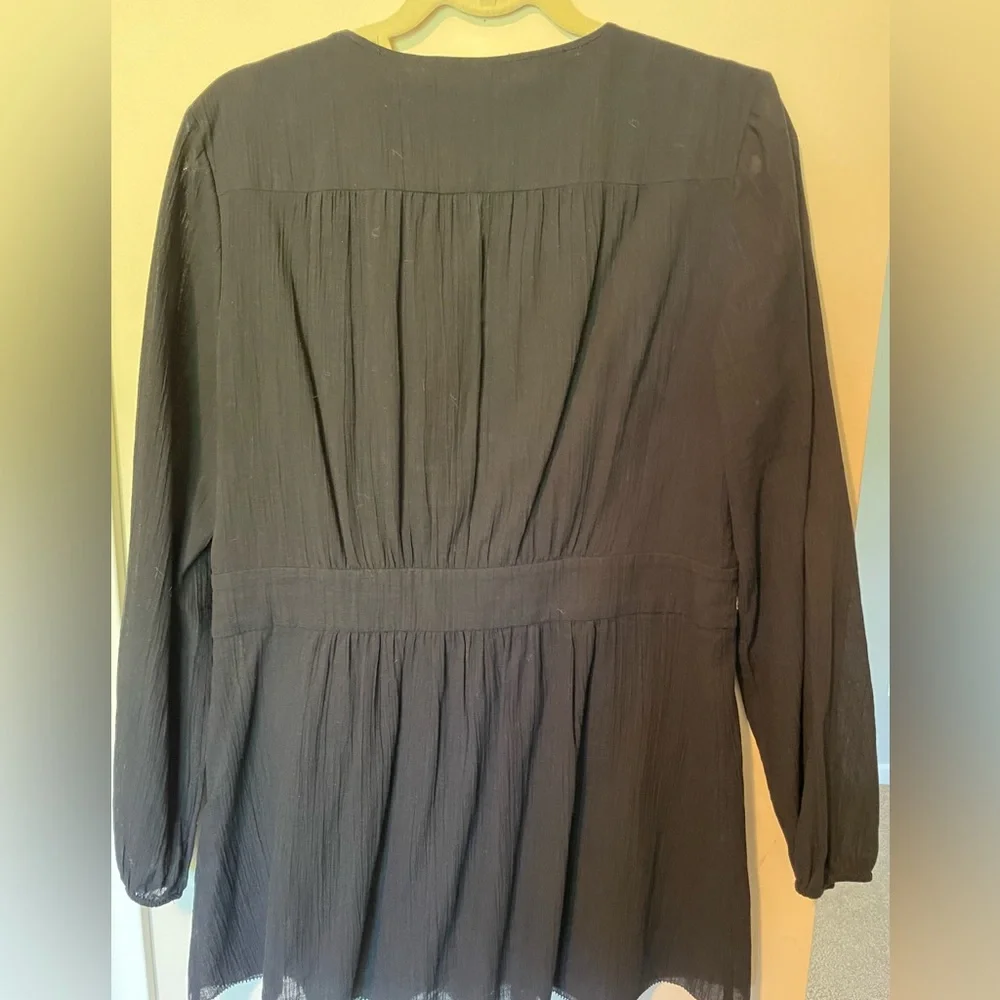 Tory Burch Embroidered top Size 10 - Picture 2 of 3